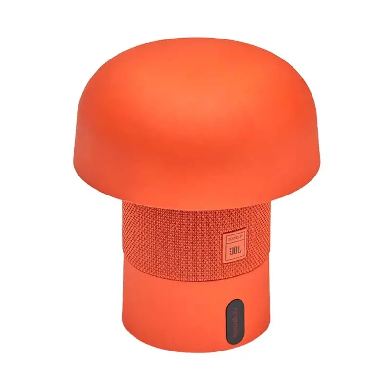 Kooduu Sensa Play Mini Portable Speaker And Lamp - Orange Half Side